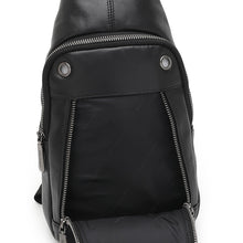 Load image into Gallery viewer, Men's Leather Chest Bag / Sling Bag / Crossbody Bag - VVT 10013