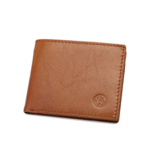Load image into Gallery viewer, Men's Genuine Leather RFID Bi-Fold Wallet - VWW 126