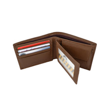 Load image into Gallery viewer, Men's Genuine Leather RFID Bi-Fold Wallet / Tri-Fold Wallet / Money Clip - VWW 130