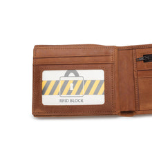 Load image into Gallery viewer, Men's Genuine Leather RFID Short Wallet - VWW 133