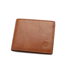 Load image into Gallery viewer, Men's Genuine Leather RFID Bi-Fold Wallet - VWW 126