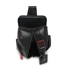 Load image into Gallery viewer, Men's Leather Chest Bag / Sling Bag / Backpack - VVV 10015