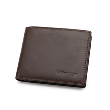 Load image into Gallery viewer, Men's Genuine Leather RFID Bi-Fold Wallet - VWW 124