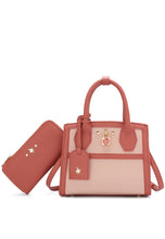 Load image into Gallery viewer, 2 In 1 Women's Top Handle Sling Bag + Long Purse - HFM 26048