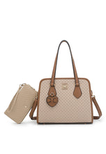 Load image into Gallery viewer, Women's 2-in-1  Quilted Top Handle Sling Bag With Long Purse - HHN 3979