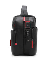 Load image into Gallery viewer, Men's Leather Chest Bag / Sling Bag / Backpack - VVV 10015