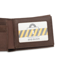 Load image into Gallery viewer, Men's Genuine Leather RFID Short Wallet - VWW 136