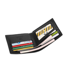 Load image into Gallery viewer, Wild Channel Men's Genuine Leather RFID Blocking Bi Fold Wallet - NW 008