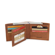 Load image into Gallery viewer, Men's Genuine Leather RFID Short Wallet - VWW 133