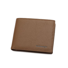 Load image into Gallery viewer, Men's Genuine Leather RFID Bi-Fold Wallet / Tri-Fold Wallet / Money Clip - VWW 130