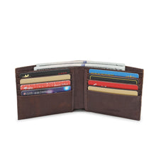Load image into Gallery viewer, Men's Genuine Leather RFID Short Wallet - VWW 134