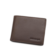 Load image into Gallery viewer, Men's Genuine Leather RFID Bi-Fold Wallet - VWW 124