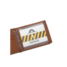 Load image into Gallery viewer, Men's Genuine Leather RFID Blocking Bi Fold Wallet - NW 014