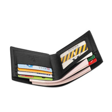 Load image into Gallery viewer, Men's Genuine Leather RFID Blocking Bi Fold Wallet - NW 007