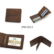 Load image into Gallery viewer, Men's Leather RFID Wallet - JPW 101