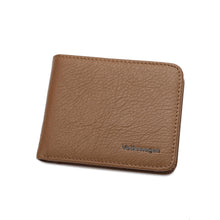 Load image into Gallery viewer, Men's Genuine Leather RFID Bi-Fold Wallet / Tri-Fold Wallet / Money Clip - VWW 130