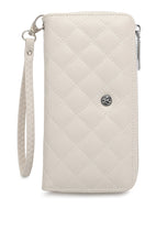 Load image into Gallery viewer, Women&#39;s RFID Zipper Long Wallet / Purse With Detachable Wrist Strap And Coin Compartment - KP 007