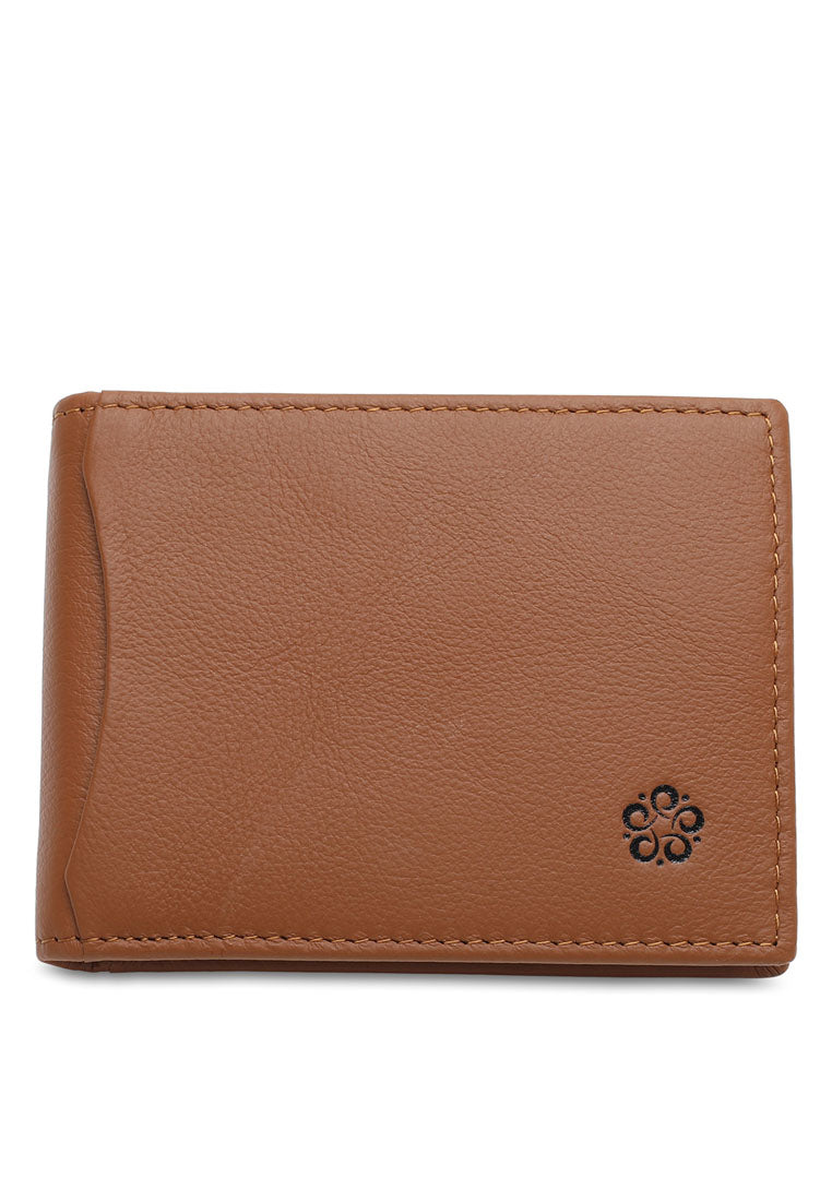 Men's Genuine Leather RFID Blocking Money Clip Wallet - NW 013
