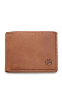 Men's Genuine Leather RFID Short Wallet - VWW 133