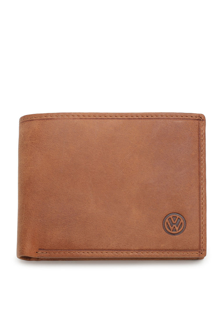 Men's Genuine Leather RFID Short Wallet - VWW 133