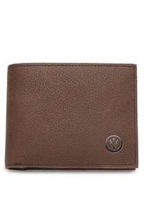 Men's Genuine Leather RFID Short Wallet - VWW 136