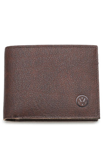 Men's Genuine Leather RFID Short Wallet - VWW 134