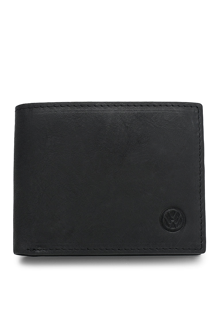 Men's Genuine Leather RFID Bifold Short Wallet - VWW 139