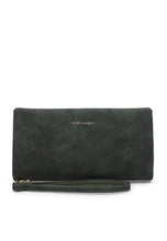 Load image into Gallery viewer, Women&#39;s Zipper Leather Long Wallet / Purse With Detachable Wrist Strap And Coin Compartment - KP 020