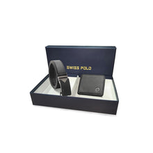 Load image into Gallery viewer, Gift Set - Leather RFID Wallet + 35mm Automatic Buckle Belt - SGS 573-5