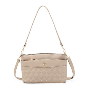 Ladies Quilted Top Handle Sling Bag - NDL 9601