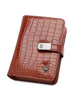 Load image into Gallery viewer, Women&#39;s Short Croc Purse / Wallet - SLP 21