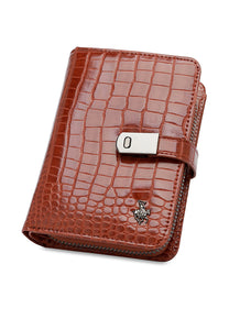 Women's Short Croc Purse / Wallet - SLP 21