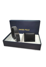 Load image into Gallery viewer, Gift Set - Leather RFID Wallet + 35mm Automatic Buckle Belt - SGS 572-8