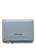 Load image into Gallery viewer, Women&#39;s RFID Magnet Tri Fold Leather Short Wallet / Purse With Coin Compartment - KP 005