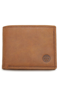 Men's Genuine Leather RFID Short Wallet - VWW 133