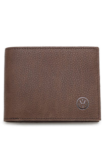 Men's Genuine Leather RFID Short Wallet - VWW 136