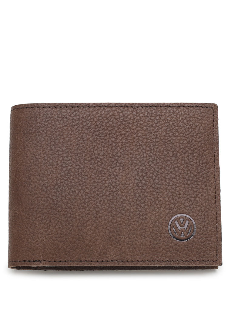 Men's Genuine Leather RFID Short Wallet - VWW 136