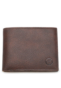 Men's Genuine Leather RFID Short Wallet - VWW 134
