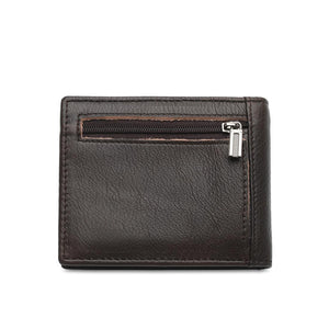 Men's Genuine Leather RFID Blocking Money Clip Wallet - NW 010