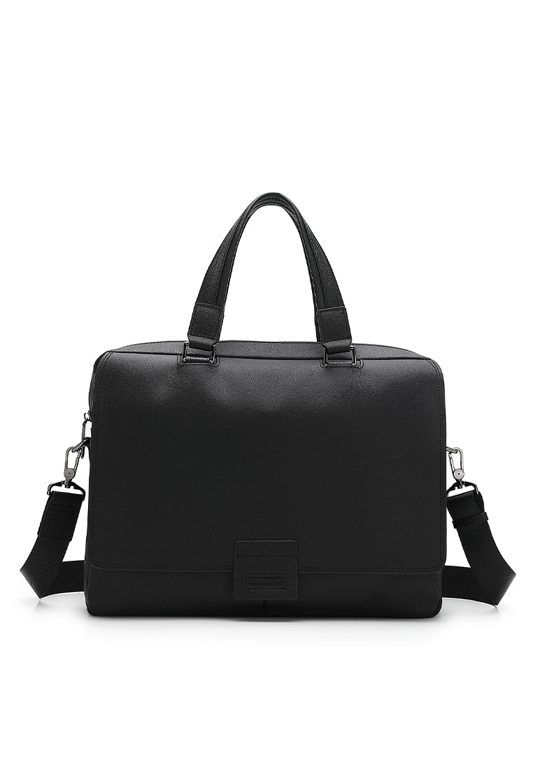 Men's Leather Briefcase / Messenger Bag - VVL 10003