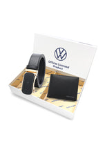 Load image into Gallery viewer, Gift Set - Genuine Leather RFID Wallet + 35mm Automatic Belt - VGS 299