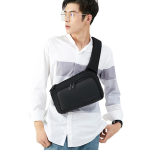 Men's Water Resistance Casual Chest Bag / Shoulder Sling Bag - VUJ 6208