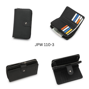 Men's Leather RFID Wallet - JPW 110