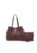 Load image into Gallery viewer, 2 In 1 Women's Top Handle Tote Bag + Pouch - HFT 7686