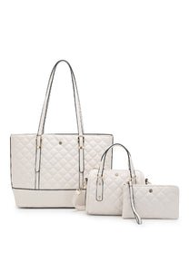 3 in 1 Tote Bag & Top Handle Bag & Pouch -NEL 9792