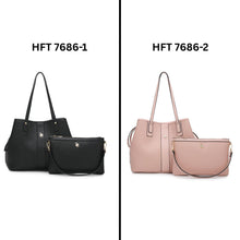 Load image into Gallery viewer, 2 In 1 Women's Top Handle Tote Bag + Pouch - HFT 7686