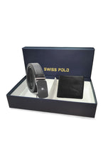 Load image into Gallery viewer, Gift Set - Leather RFID Wallet + 35mm Automatic Buckle Belt - SGS 573-10