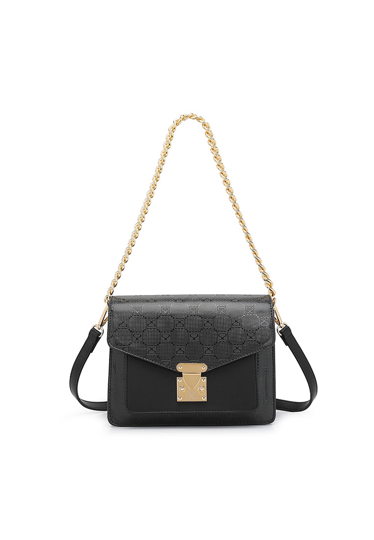 Women's Monogram Shoulder Sling Bag / Crossbody Bag - SDQ 7624