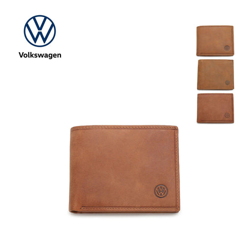 Men's Genuine Leather RFID Short Wallet - VWW 133