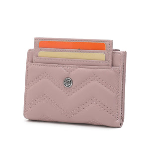 Women's Quilted Bi Fold Purse With Card Holder - NP 042